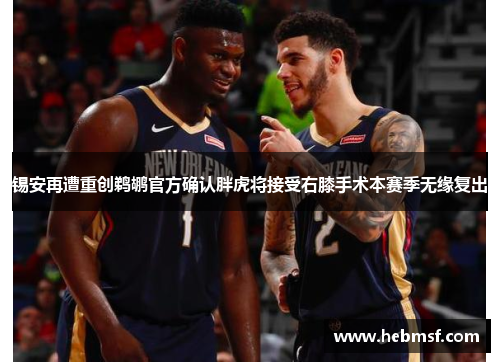锡安再遭重创鹈鹕官方确认胖虎将接受右膝手术本赛季无缘复出